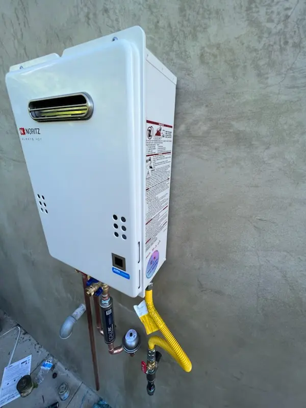 Tankless water heater installation for Laurel Wood homes